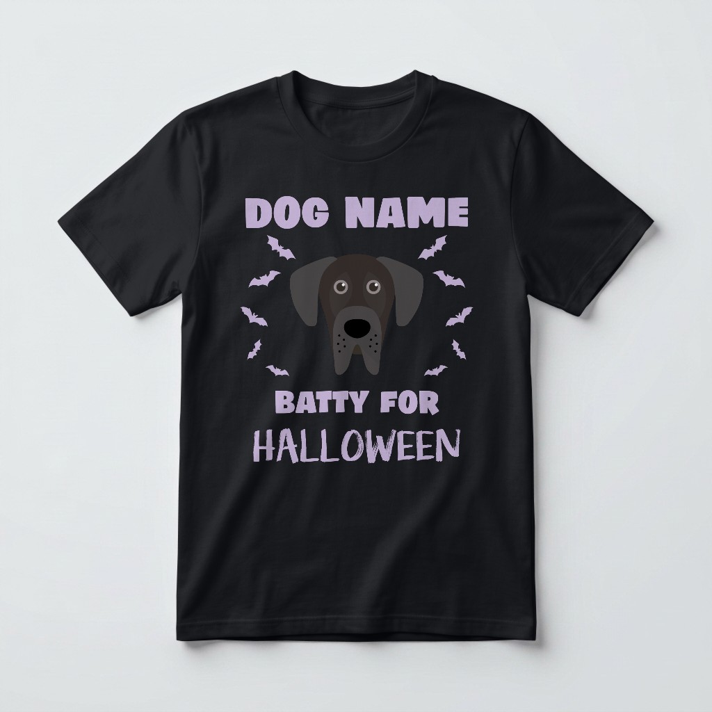 Batty for Halloween: Personalized {breedFullName} T-Shirt