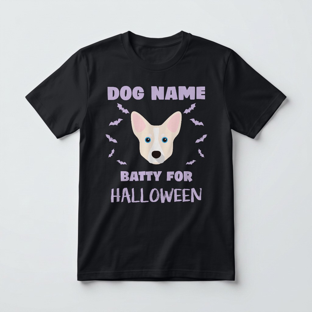 Batty for Halloween: Personalized {breedFullName} T-Shirt