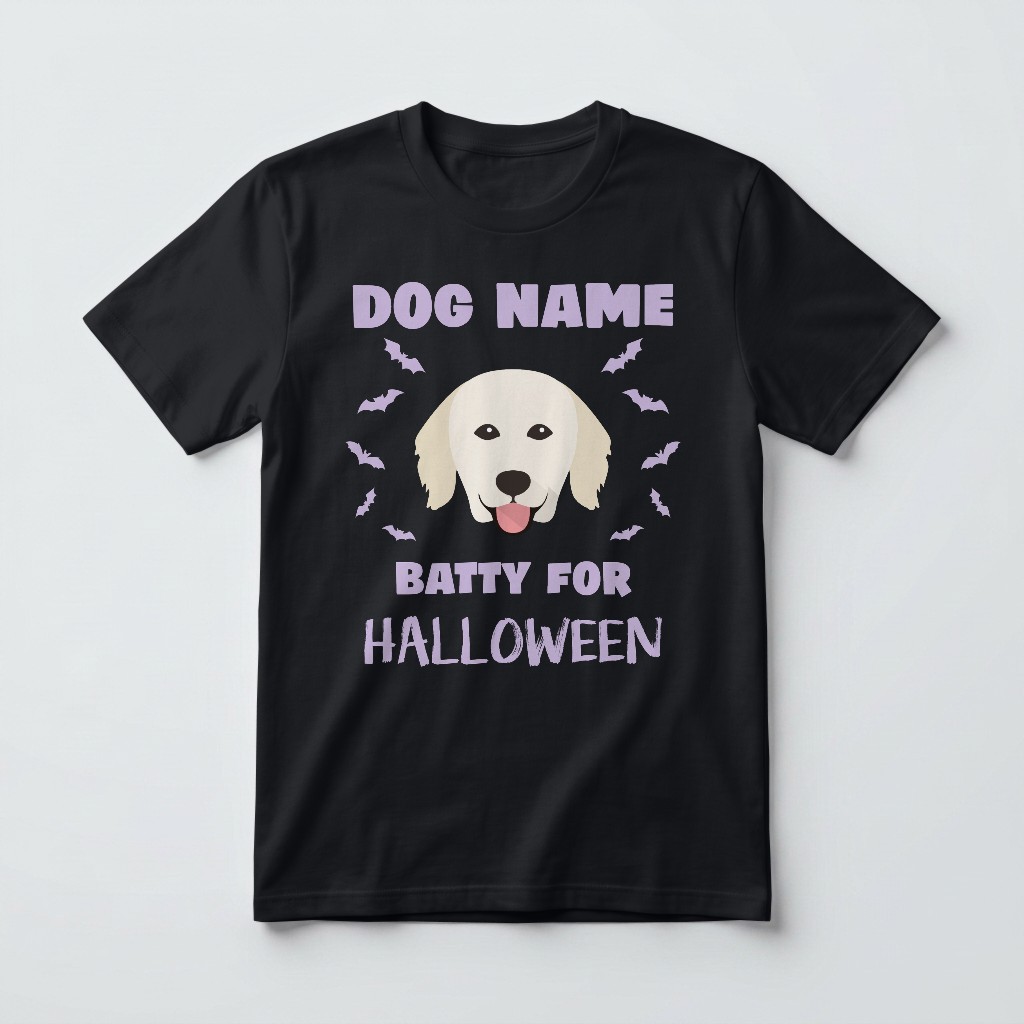 Batty for Halloween: Personalized {breedFullName} T-Shirt