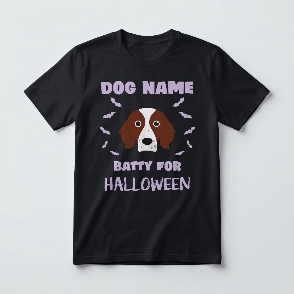 Batty for Halloween: Personalized {breedFullName} T-Shirt