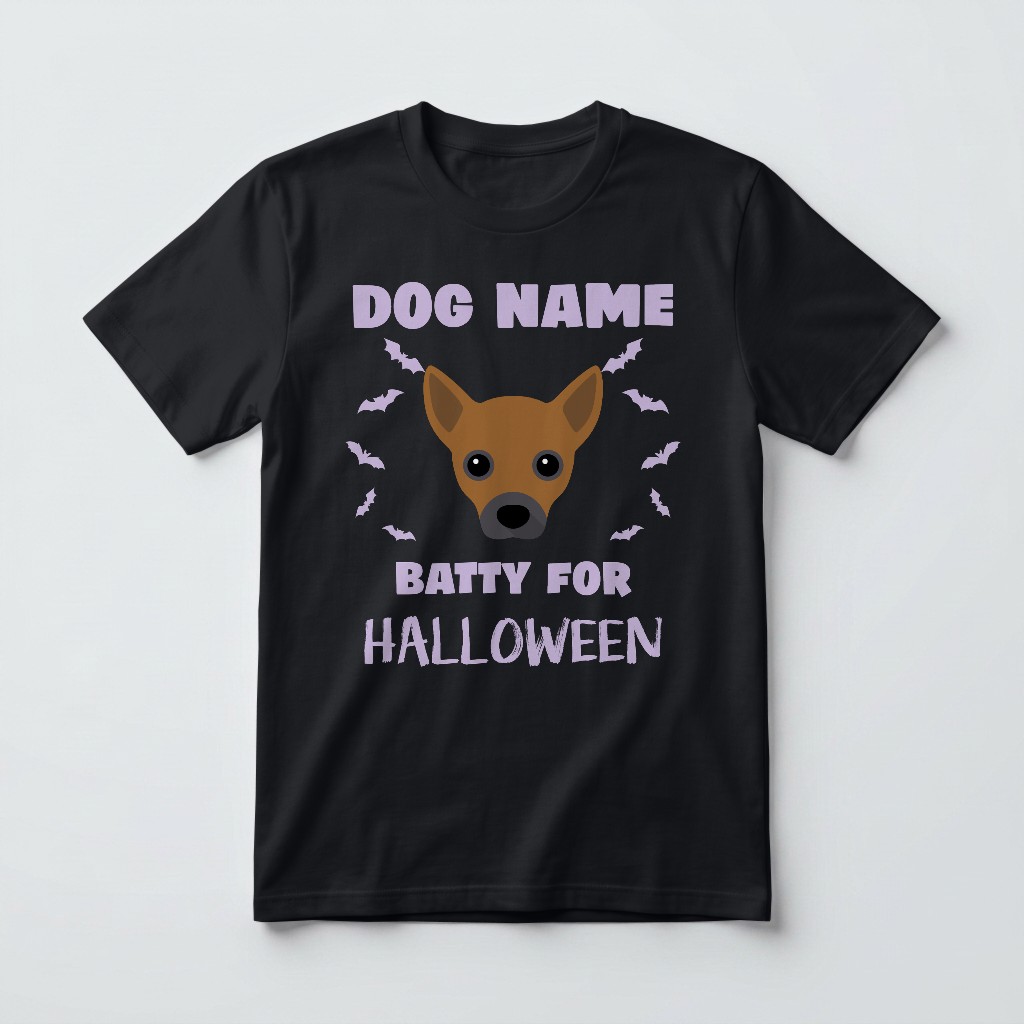 Batty for Halloween: Personalised {breedFullName} T-Shirt