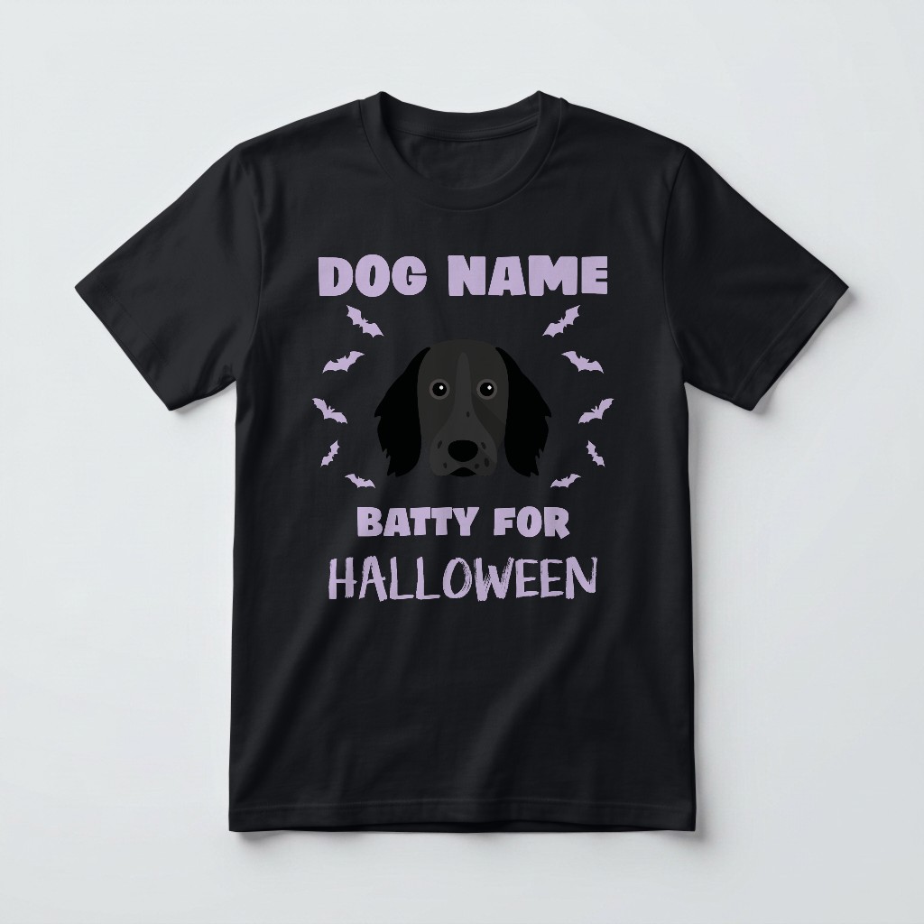 Batty for Halloween: Personalized {breedFullName} T-Shirt