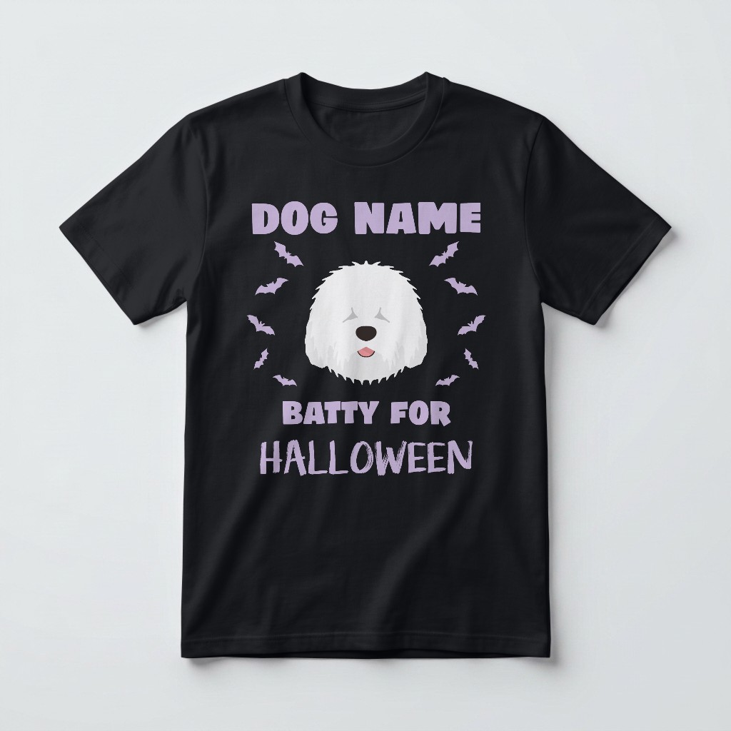 Batty for Halloween: Personalized {breedFullName} T-Shirt