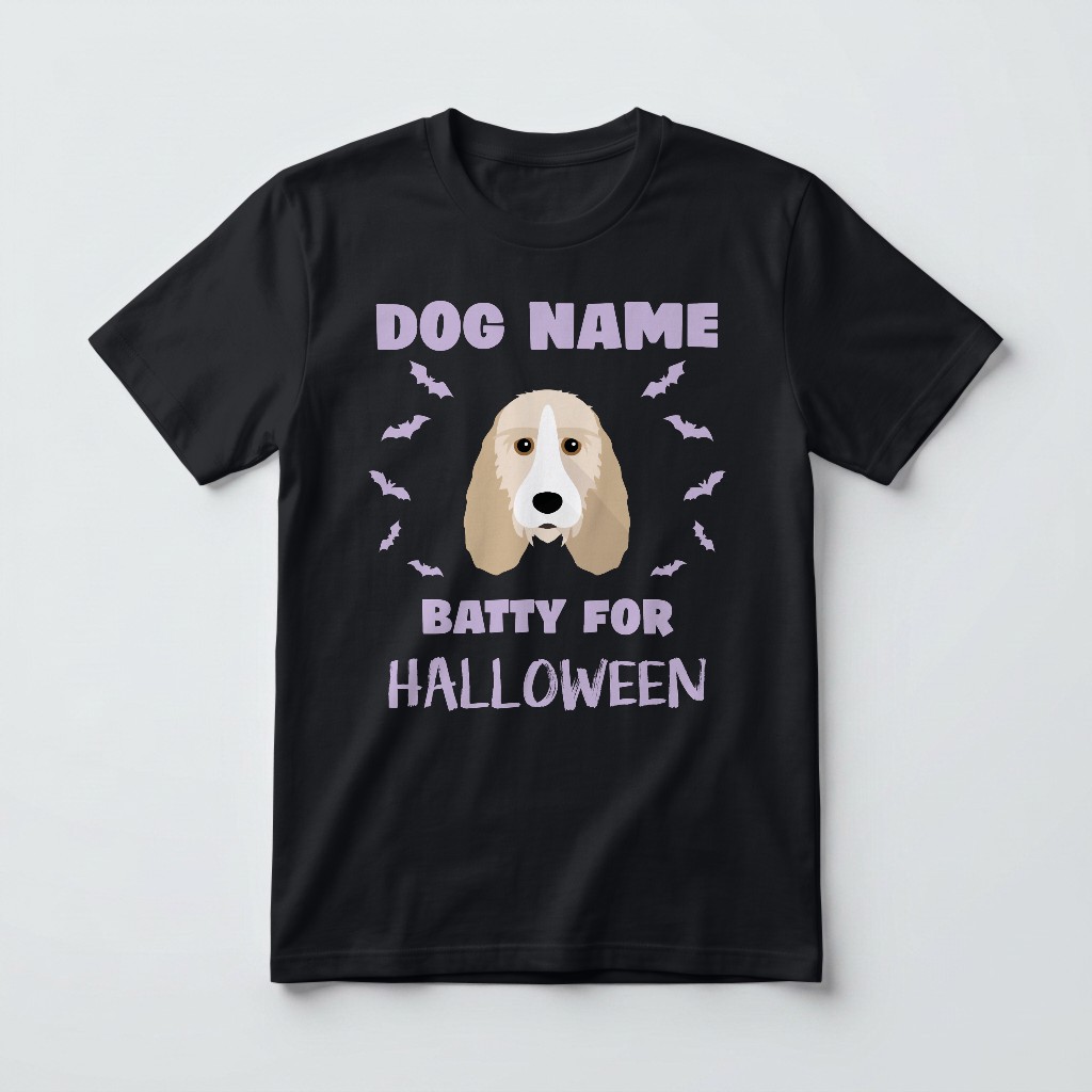 Batty for Halloween: Personalized {breedFullName} T-Shirt