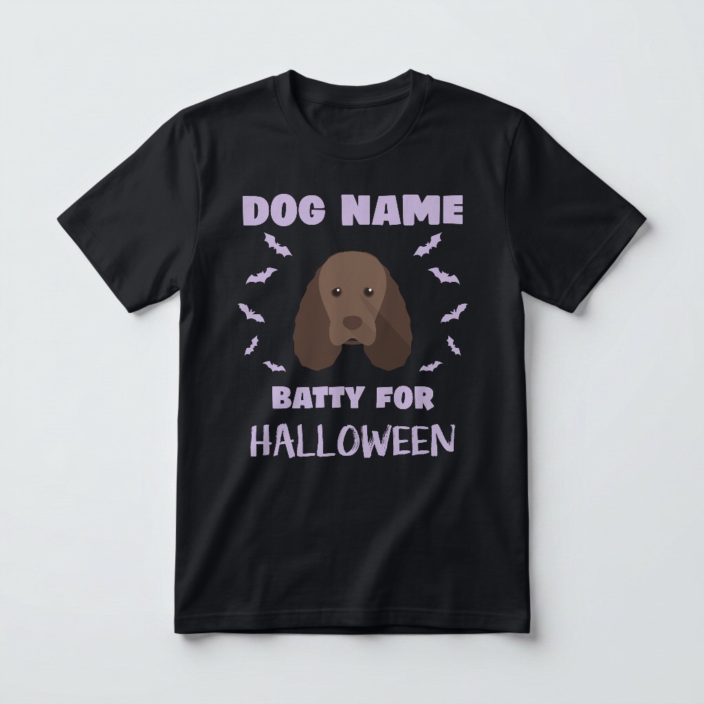 Batty for Halloween: Personalized {breedFullName} T-Shirt
