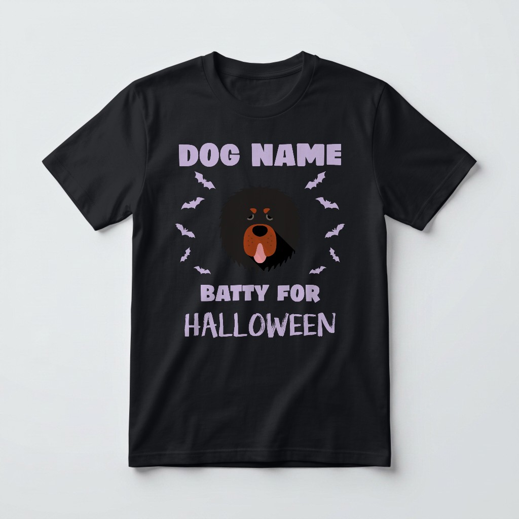 Batty for Halloween: Personalized {breedFullName} T-Shirt