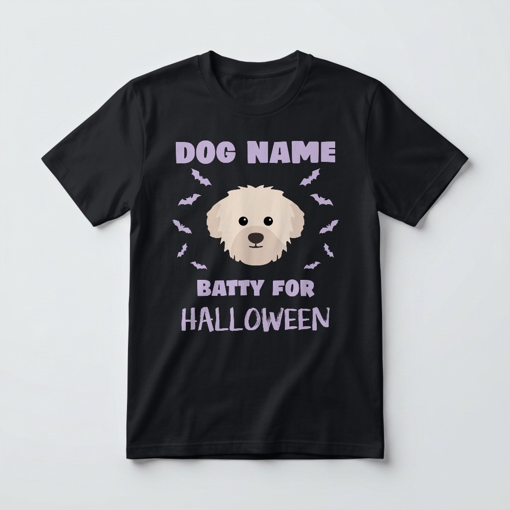 Batty for Halloween: Personalized {breedFullName} T-Shirt