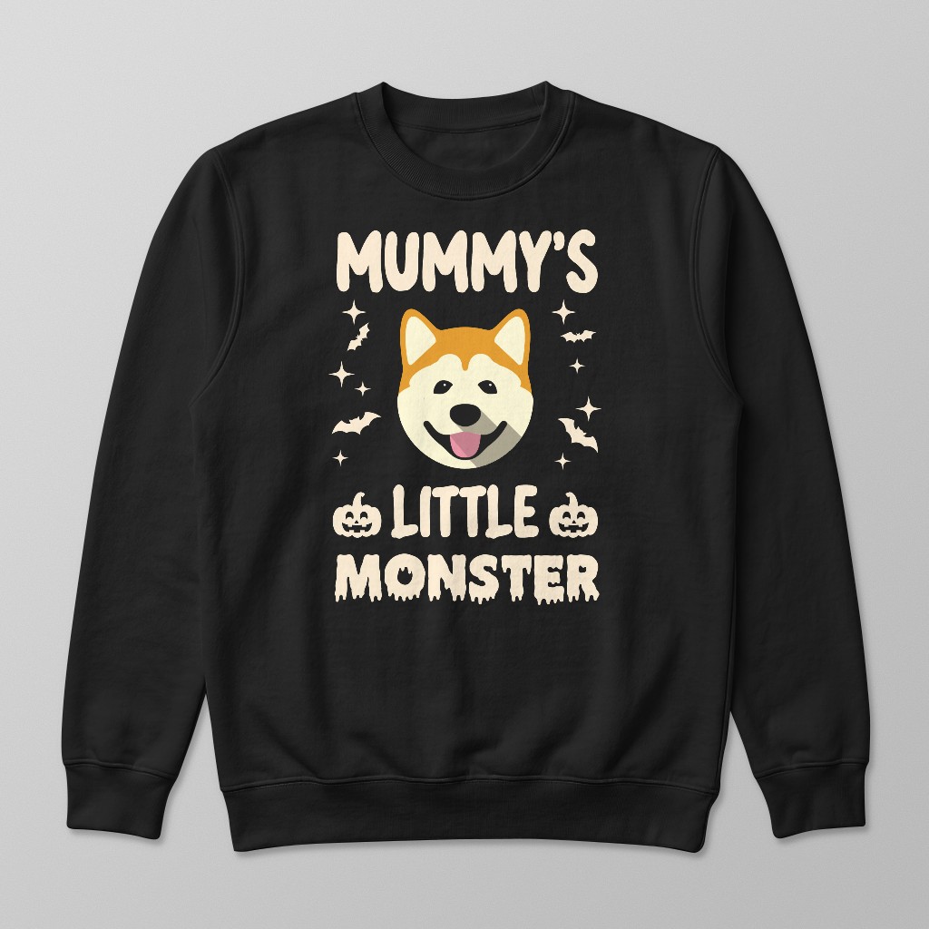 Mummy's Little Monster: Personalised {breedFullName} Sweatshirt