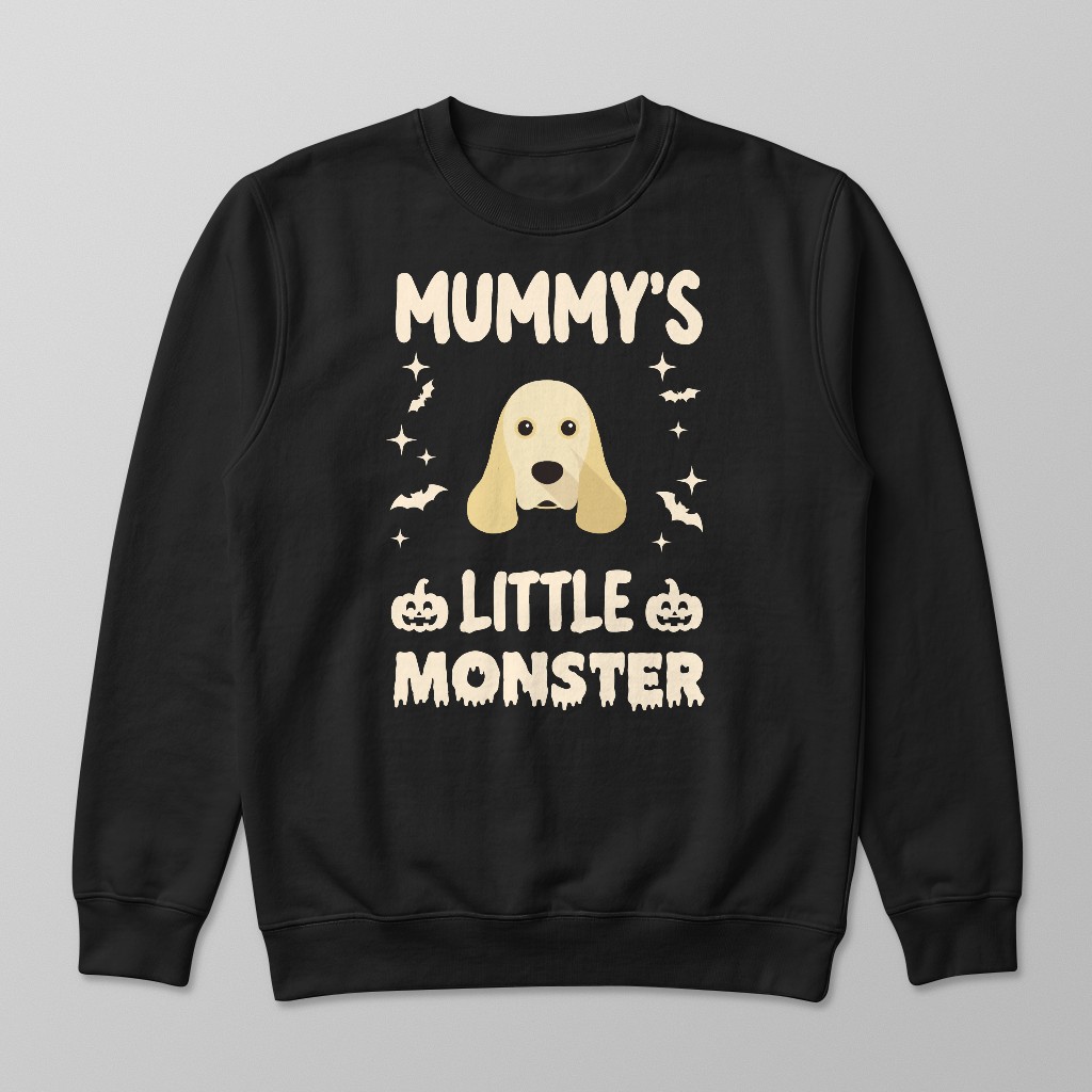 Mummy's Little Monster: Personalised {breedFullName} Sweatshirt