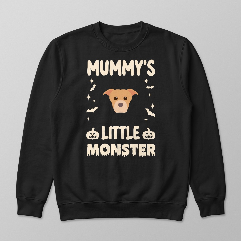 Mummy's Little Monster: Personalised {breedFullName} Sweatshirt