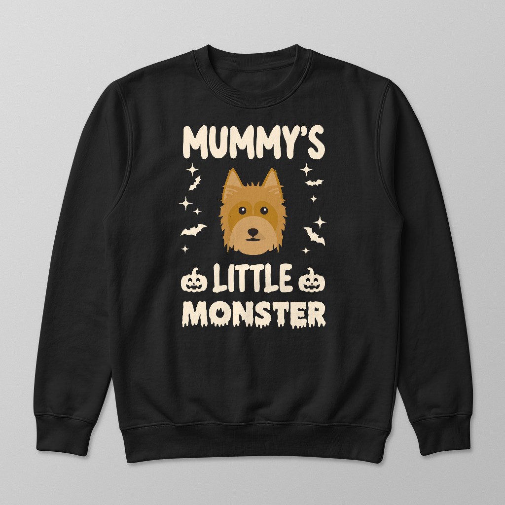 Mummy's Little Monster: Personalised {breedFullName} Sweatshirt