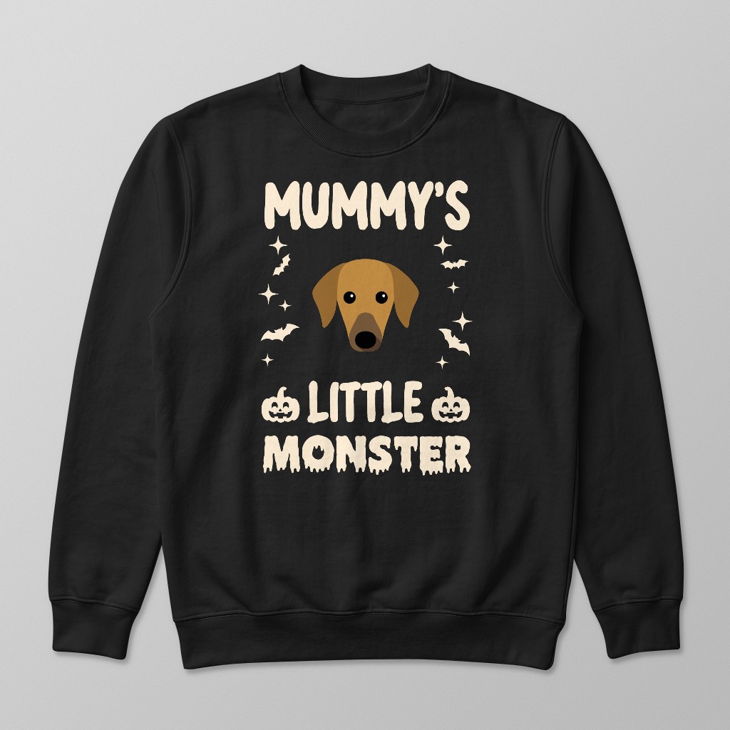 Mummy's Little Monster: Personalised {breedFullName} Sweatshirt