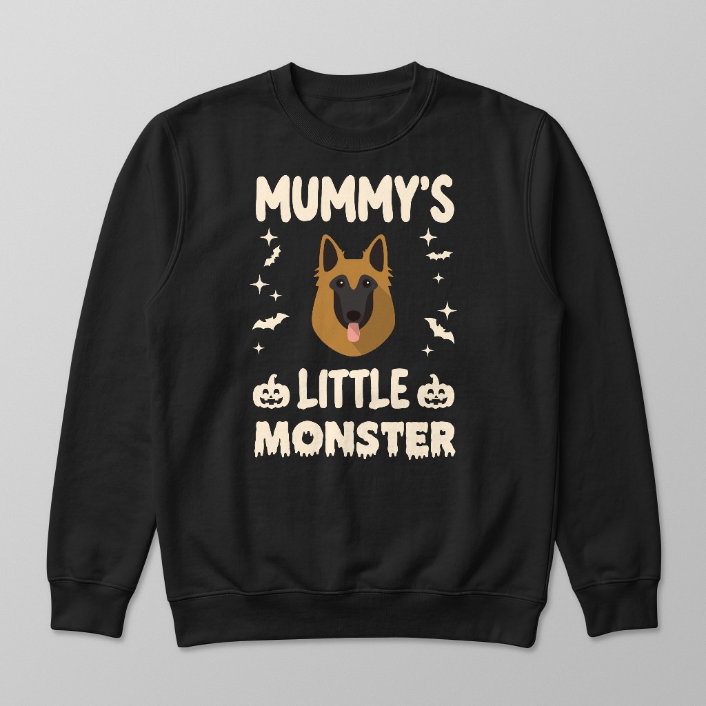 Mummy's Little Monster: Personalised {breedFullName} Sweatshirt