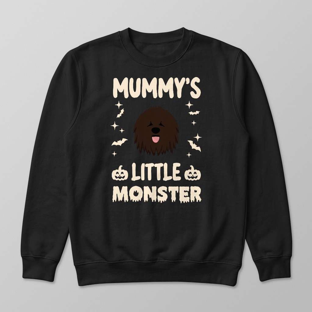 Mummy's Little Monster: Personalised {breedFullName} Sweatshirt