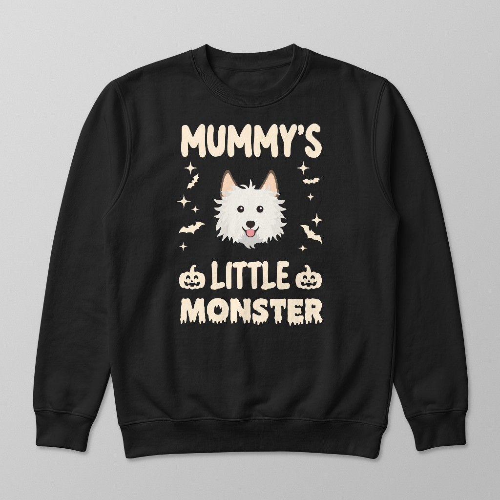 Mummy's Little Monster: Personalised {breedFullName} Sweatshirt