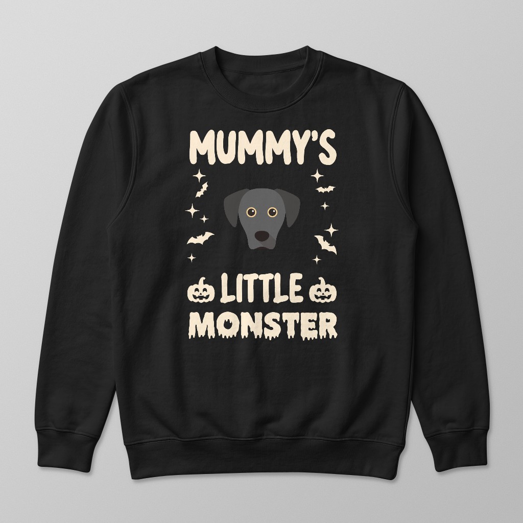 Mummy's Little Monster: Personalised {breedFullName} Sweatshirt
