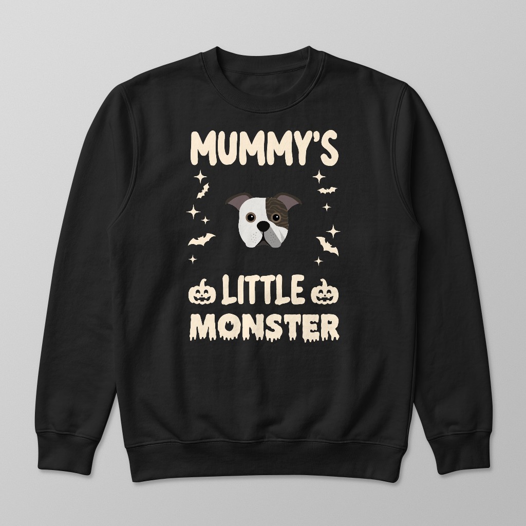 Mummy's Little Monster: Personalised {breedFullName} Sweatshirt