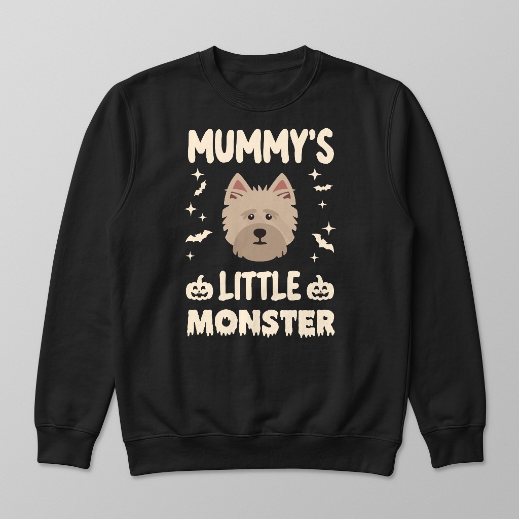 Mummy's Little Monster: Personalised {breedFullName} Sweatshirt