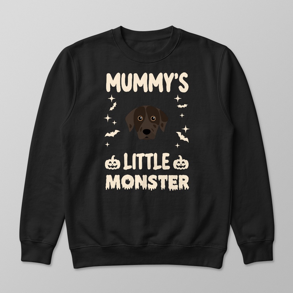 Mummy's Little Monster: Personalised {breedFullName} Sweatshirt