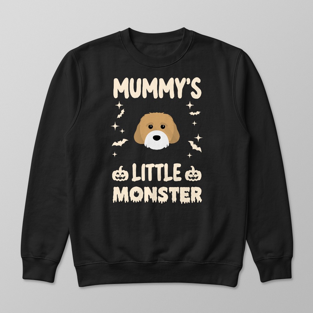 Mummy's Little Monster: Personalised {breedFullName} Sweatshirt