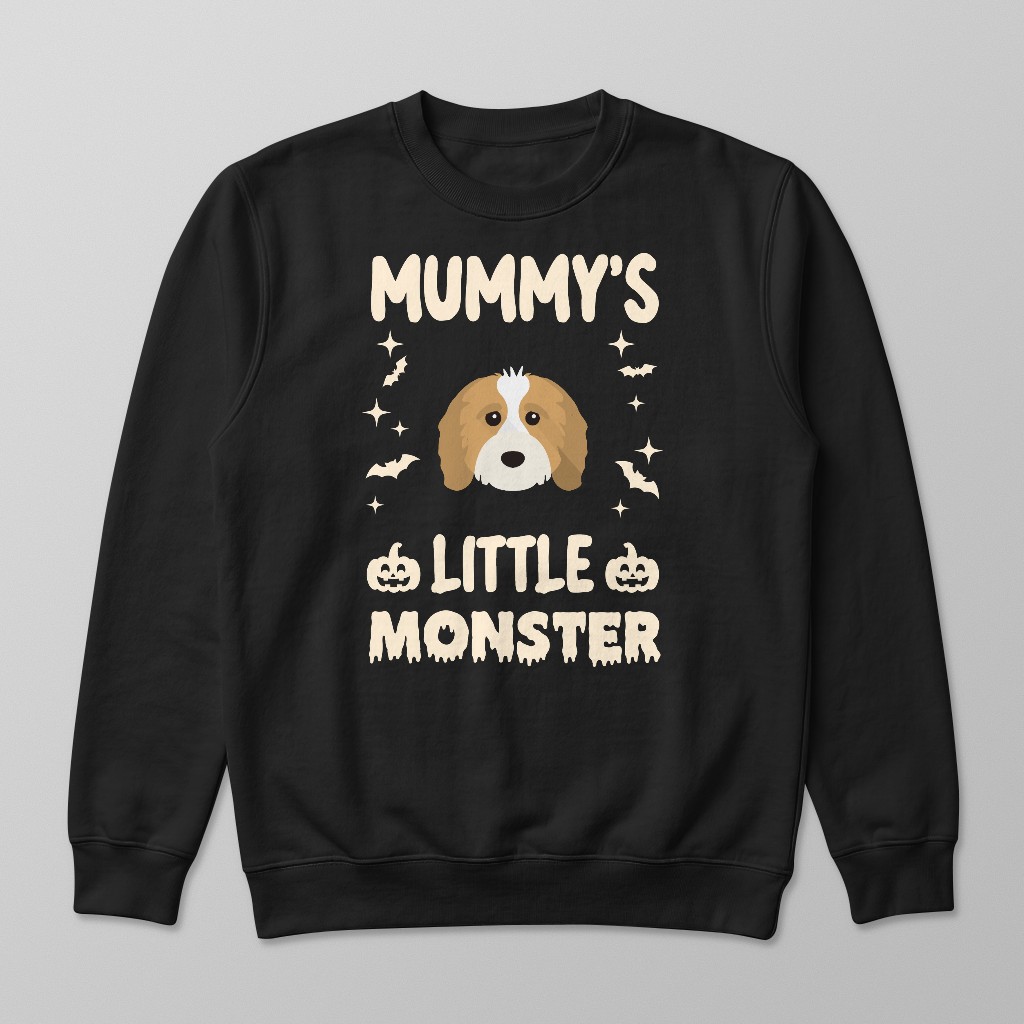 Mummy's Little Monster: Personalised {breedFullName} Sweatshirt