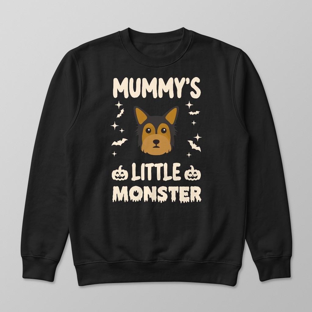 Mummy's Little Monster: Personalised {breedFullName} Sweatshirt
