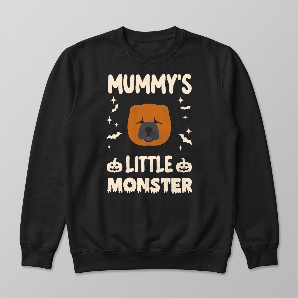 Mummy's Little Monster: Personalised {breedFullName} Sweatshirt