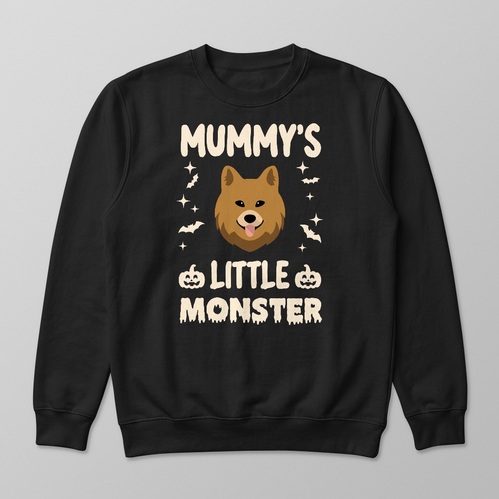 Mummy's Little Monster: Personalised {breedFullName} Sweatshirt