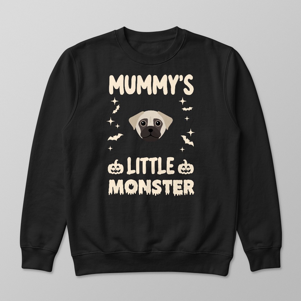 Mummy's Little Monster: Personalised {breedFullName} Sweatshirt