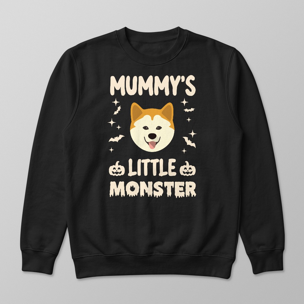 Mummy's Little Monster: Personalised {breedFullName} Sweatshirt