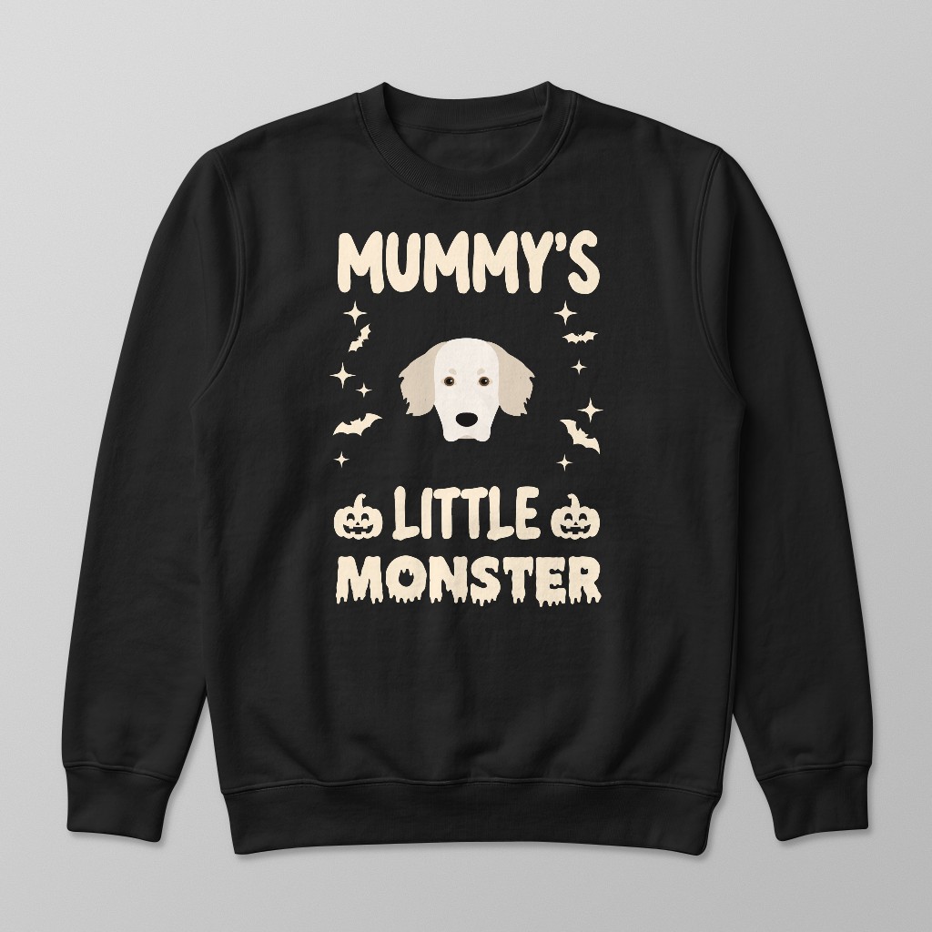 Mummy's Little Monster: Personalised {breedFullName} Sweatshirt