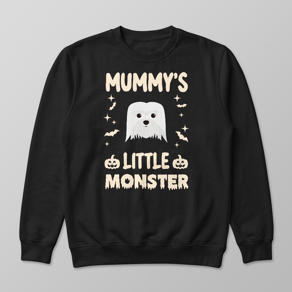 Mummy's Little Monster: Personalised {breedFullName} Sweatshirt