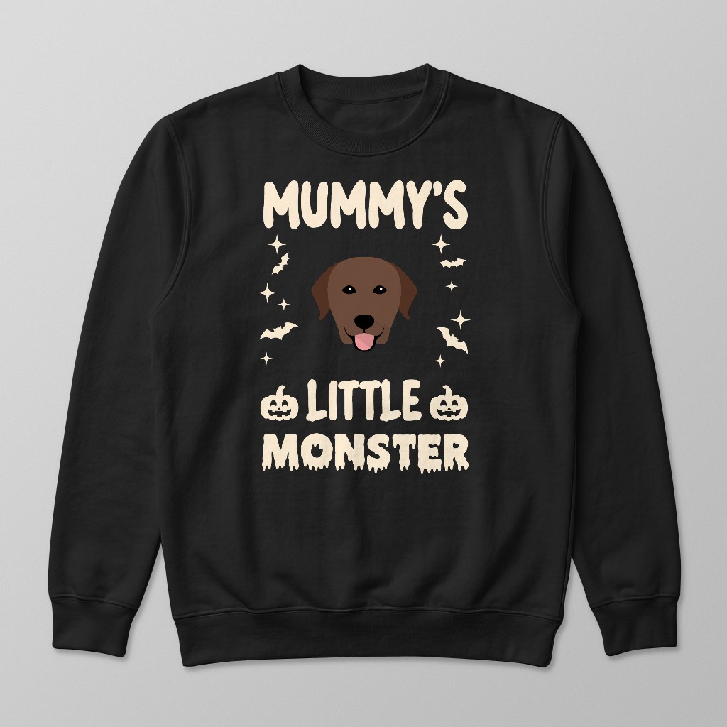 Mummy's Little Monster: Personalised {breedFullName} Sweatshirt