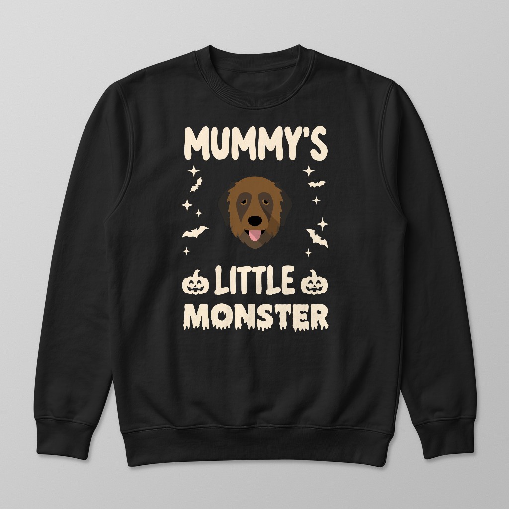 Mummy's Little Monster: Personalised {breedFullName} Sweatshirt