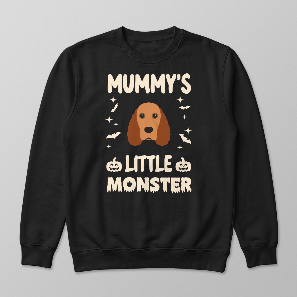 Mummy's Little Monster: Personalised {breedFullName} Sweatshirt