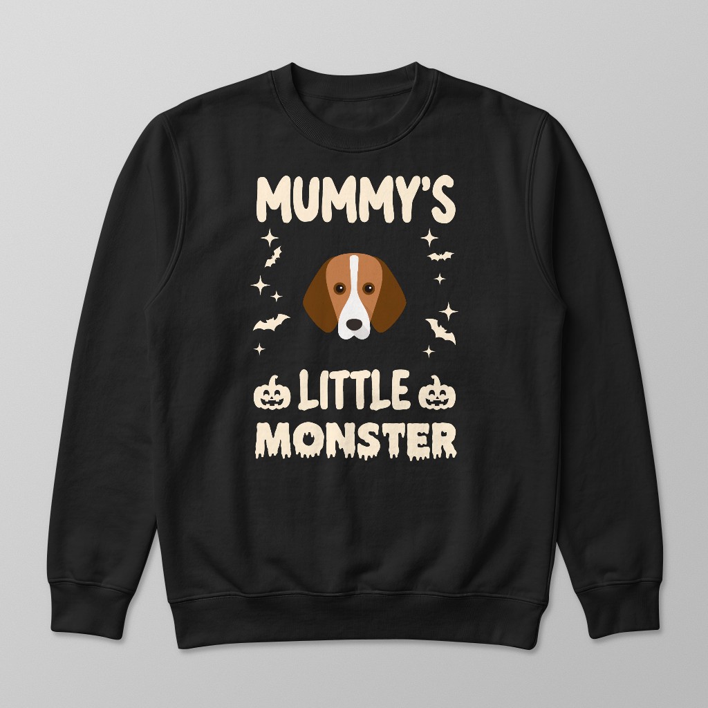 Mummy's Little Monster: Personalised {breedFullName} Sweatshirt