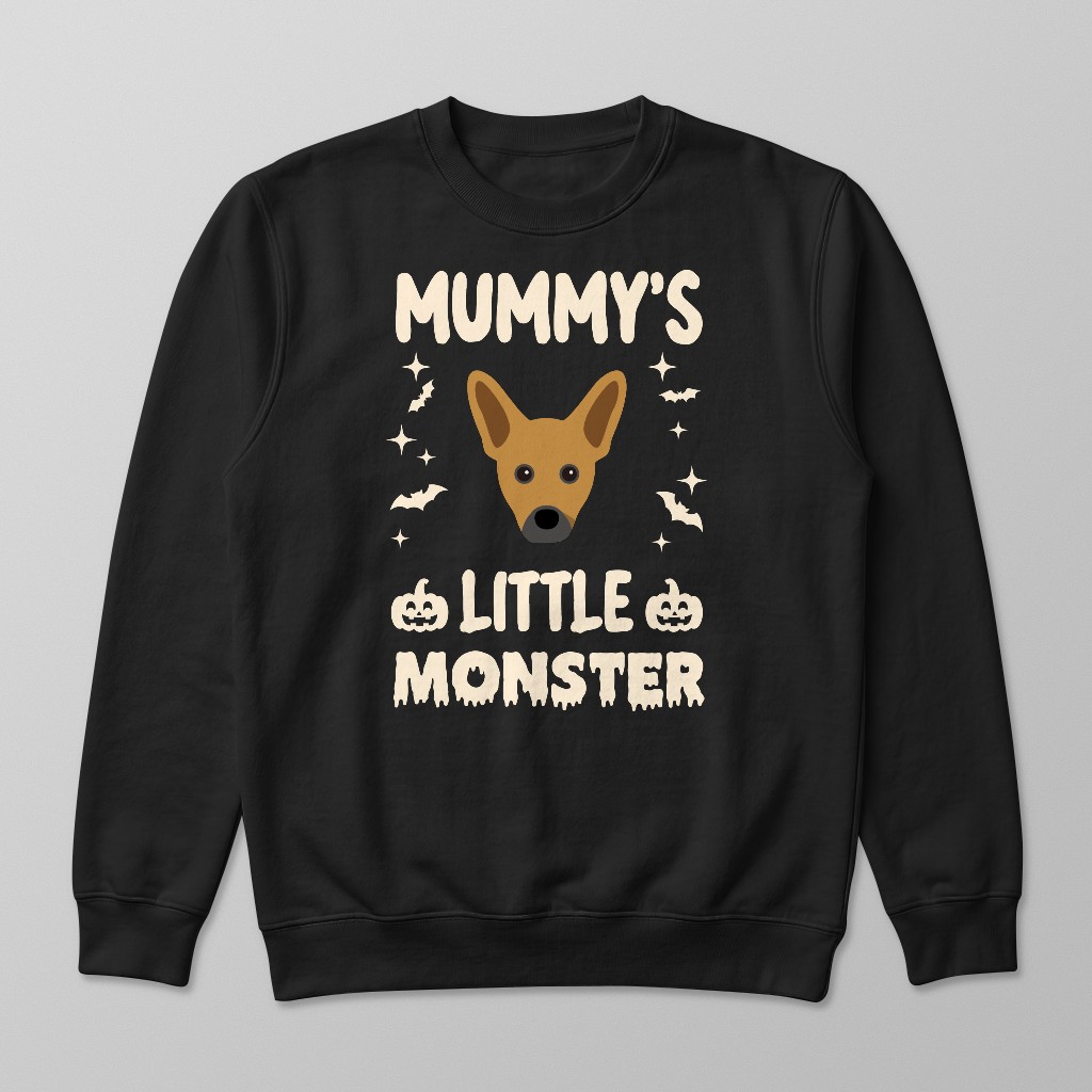 Mummy's Little Monster: Personalised {breedFullName} Sweatshirt
