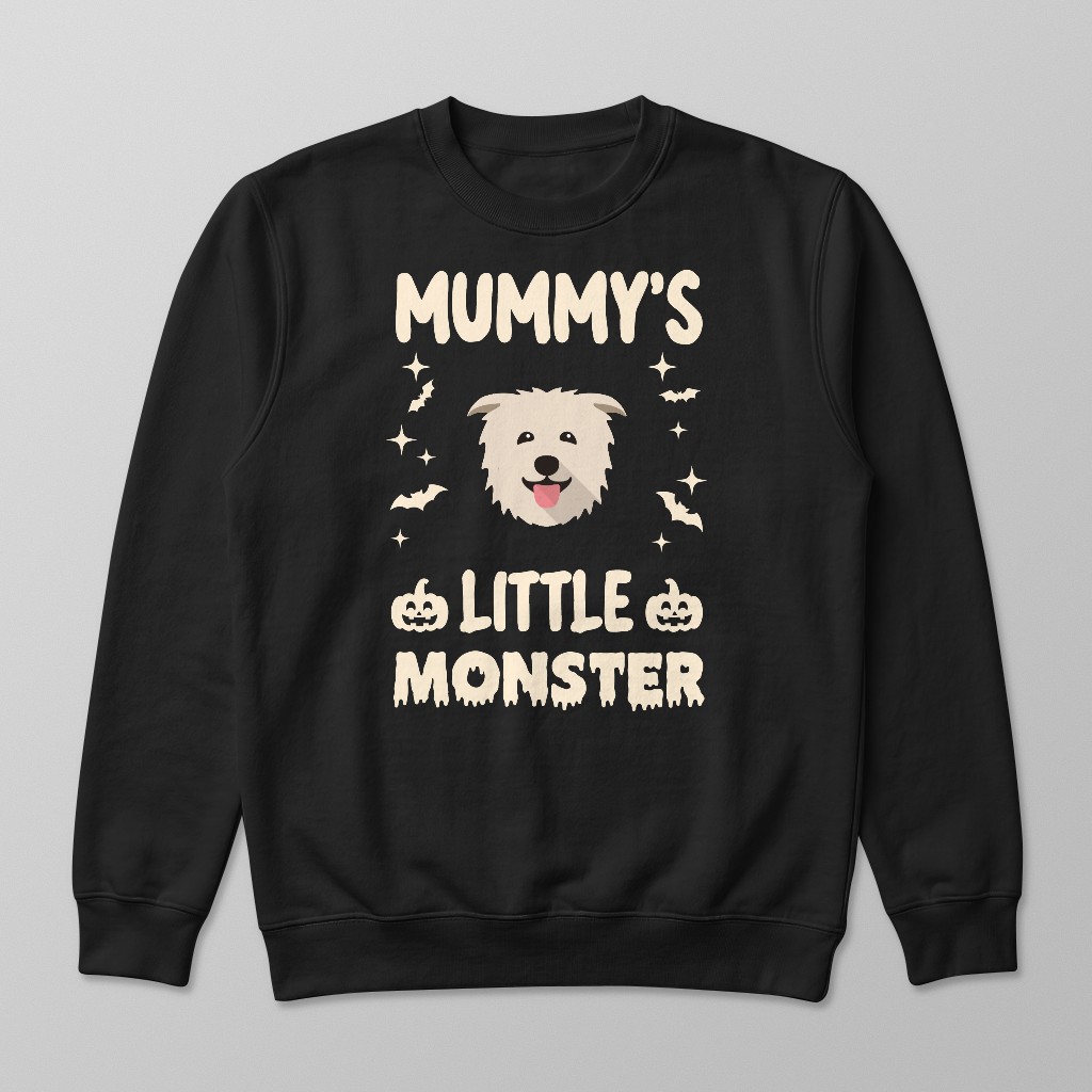 Mummy's Little Monster: Personalised {breedFullName} Sweatshirt