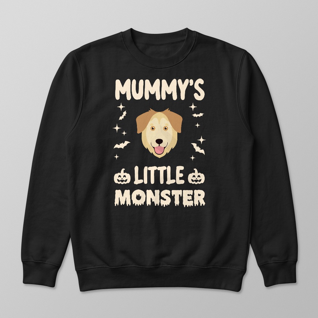Mummy's Little Monster: Personalised {breedFullName} Sweatshirt