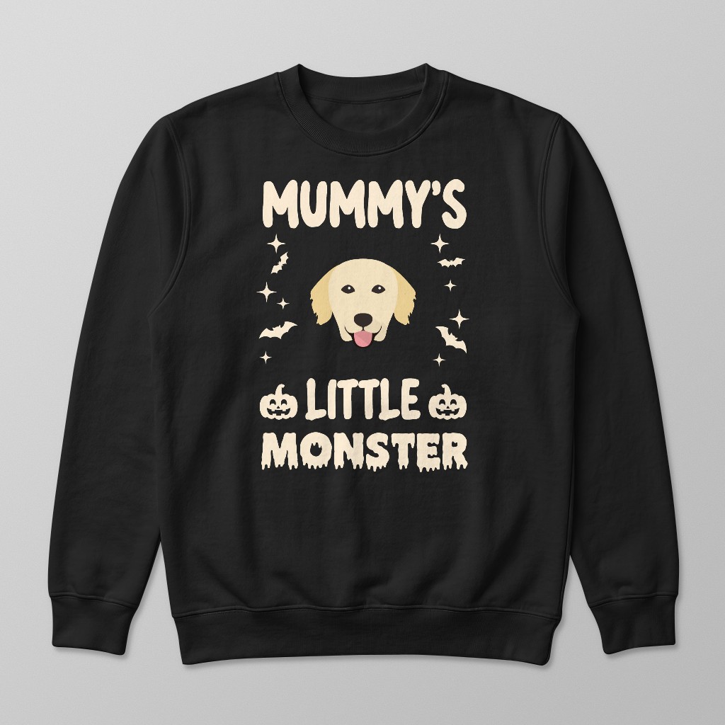 Mummy's Little Monster: Personalised {breedFullName} Sweatshirt