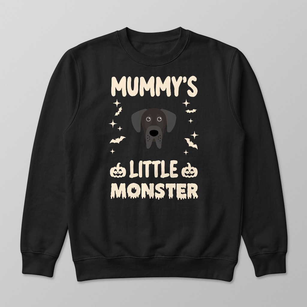 Mummy's Little Monster: Personalised {breedFullName} Sweatshirt