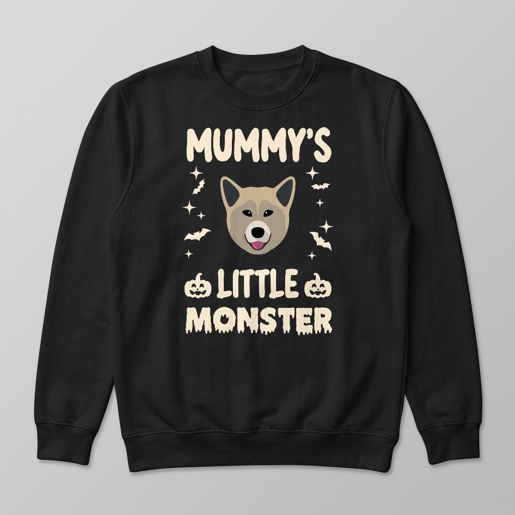 Mummy's Little Monster: Personalised {breedFullName} Sweatshirt