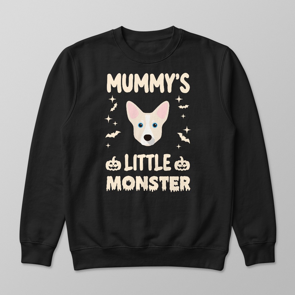 Mummy's Little Monster: Personalised {breedFullName} Sweatshirt
