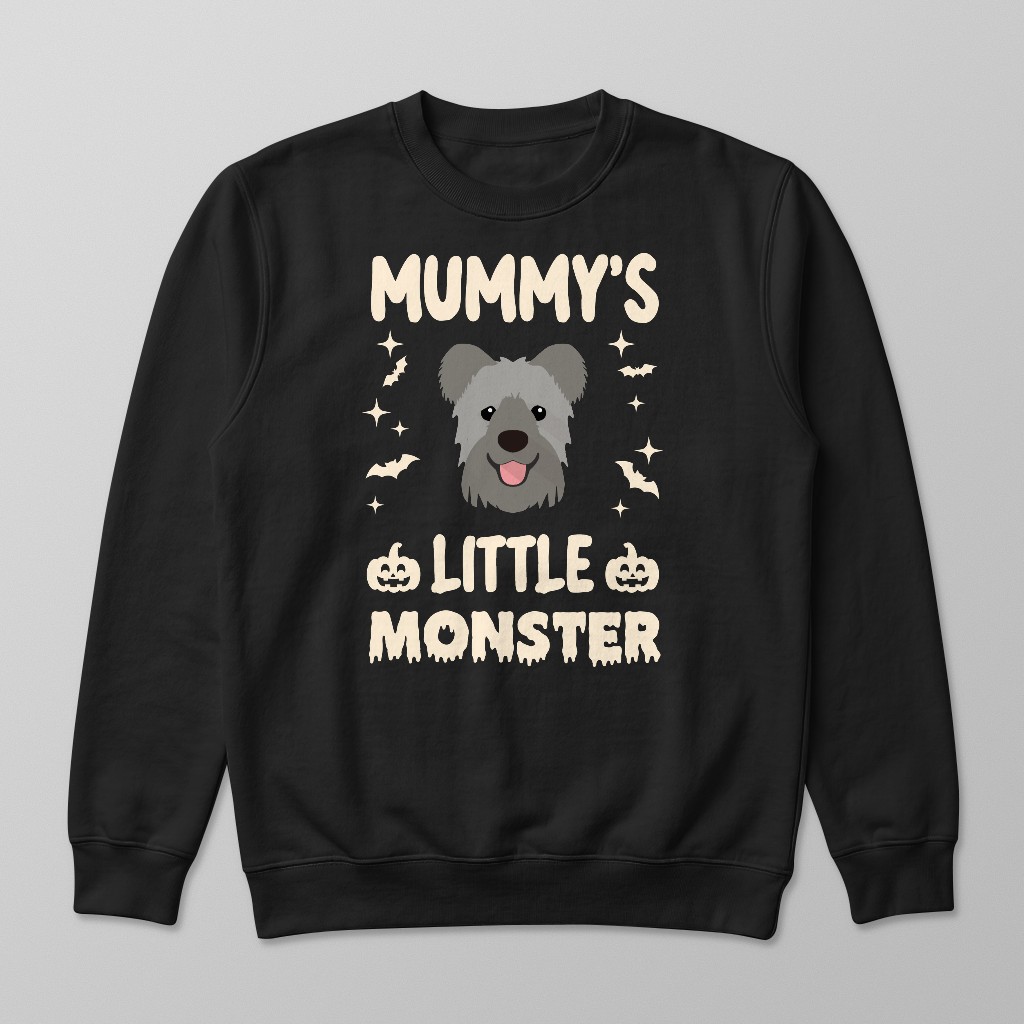 Mummy's Little Monster: Personalised {breedFullName} Sweatshirt