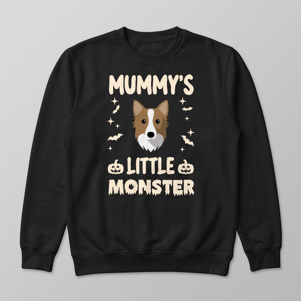 Mummy's Little Monster: Personalised {breedFullName} Sweatshirt