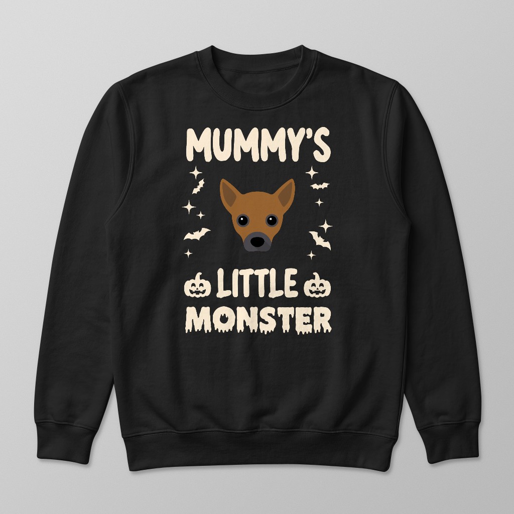 Mummy's Little Monster: Personalised {breedFullName} Sweatshirt