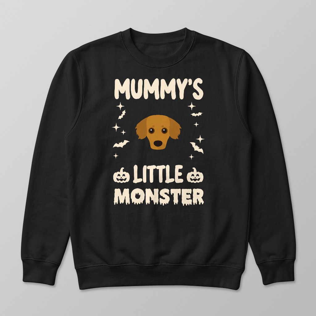 Mummy's Little Monster: Personalised {breedFullName} Sweatshirt