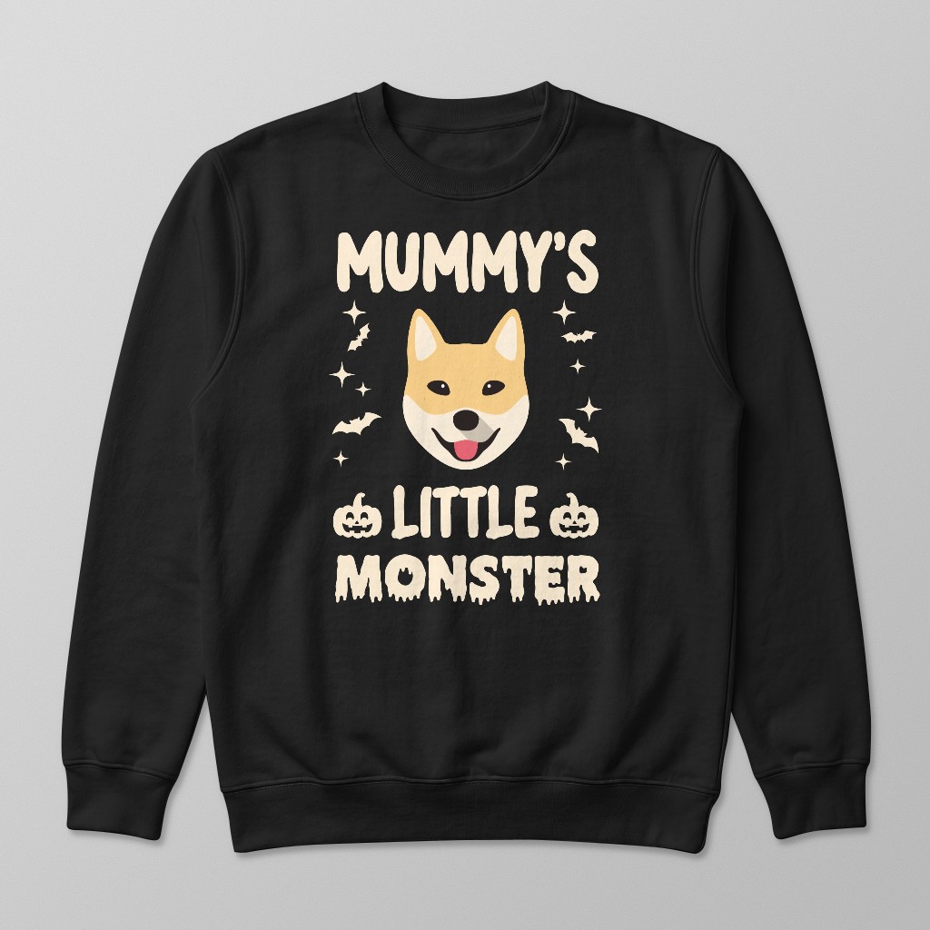 Mummy's Little Monster: Personalised {breedFullName} Sweatshirt
