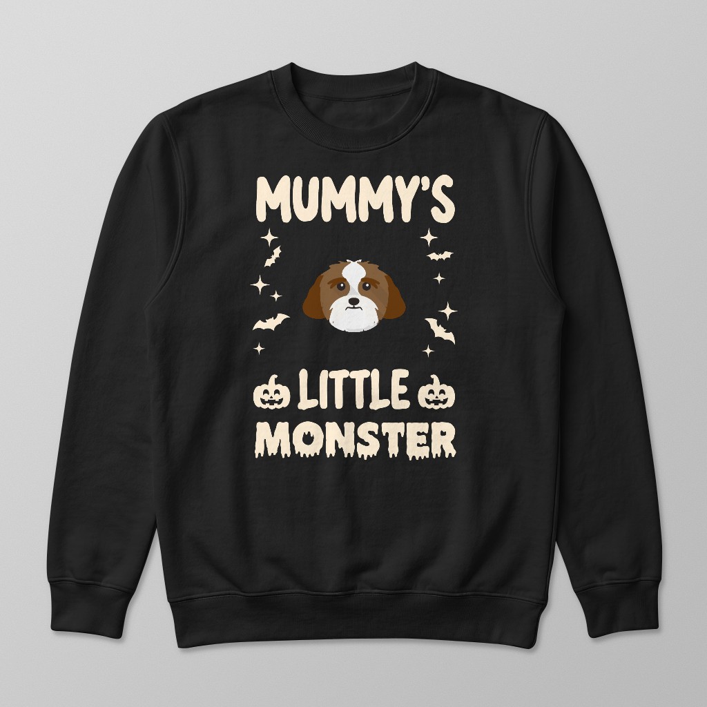 Mummy's Little Monster: Personalised {breedFullName} Sweatshirt