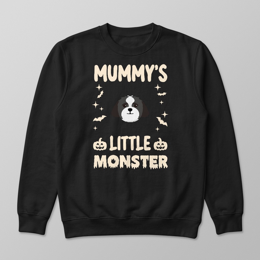 Mummy's Little Monster: Personalised {breedFullName} Sweatshirt
